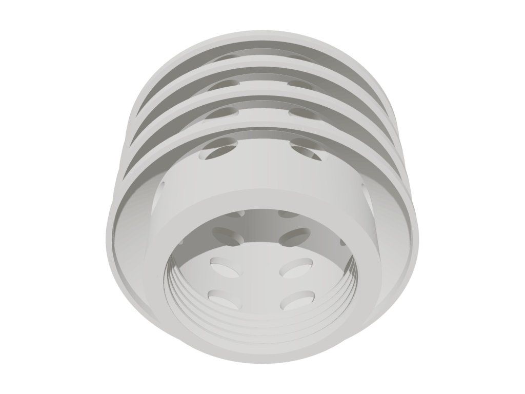 Kryt XL zespodu – vnitřní závit a vstupní otvor Ø 49,3 mm
